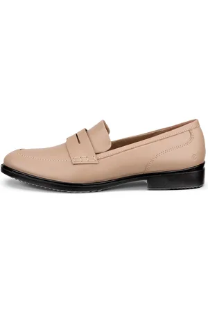 Ecco Damskie skórzane loafery
