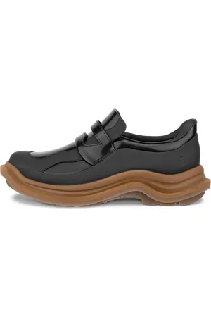 Ecco Damskie skórzane sneakersy wsuwane