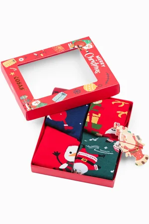 Edoti Skarpety męskie X-mas box 408U