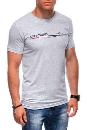 Edoti T-shirt męski z nadrukiem 1712S
