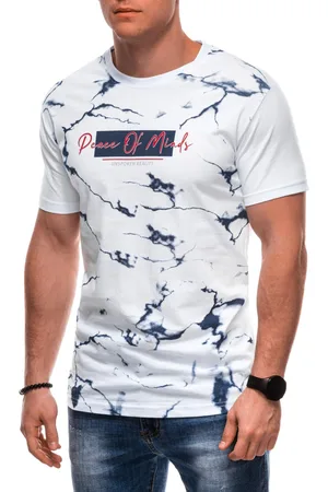 Edoti T-shirt męski z nadrukiem S2036