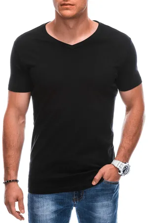 Edoti T-shirt męski basic V-neck EM-TSBS-0101