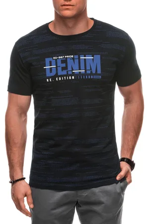 Edoti T-shirt męski z nadrukiem S2038