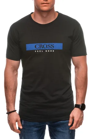 Edoti T-shirt męski z nadrukiem S2039