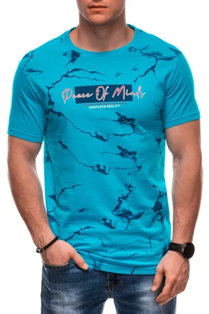 Edoti T-shirt męski z nadrukiem S2036