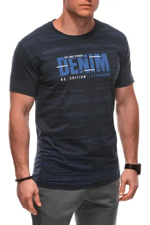 Edoti T-shirt męski z nadrukiem S2038