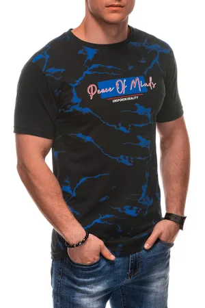Edoti T-shirt męski z nadrukiem S2036