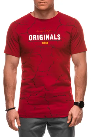 Edoti T-shirt męski z nadrukiem S2026