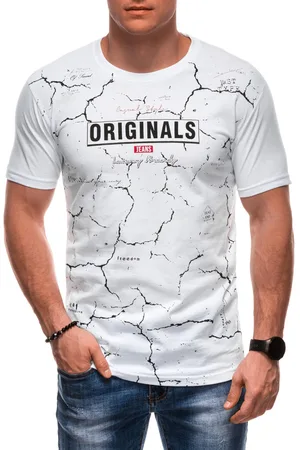 Edoti T-shirt męski z nadrukiem S2026