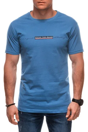 Edoti T-shirt męski z nadrukiem S2030