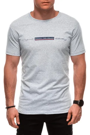 Edoti T-shirt męski z nadrukiem S2030