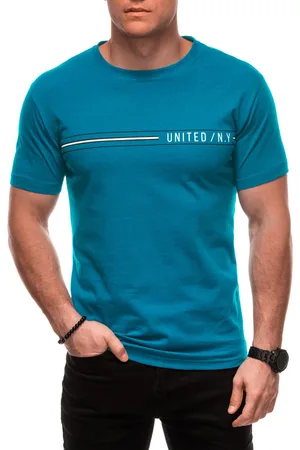 Edoti T-shirt męski z nadrukiem S2025