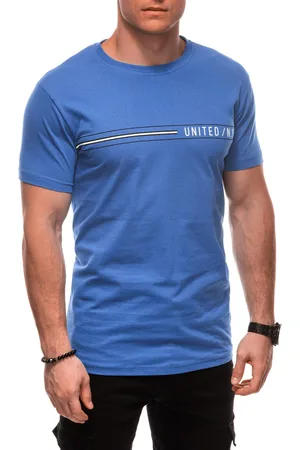 Edoti T-shirt męski z nadrukiem S2025