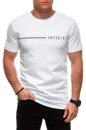 Edoti T-shirt męski z nadrukiem S2025