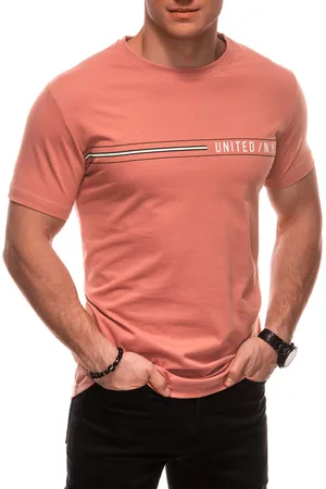 Edoti T-shirt męski z nadrukiem S2025