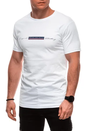 Edoti T-shirt męski z nadrukiem S2030