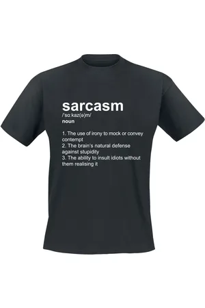 Sprüche T-Shirt Fun z Definition Sarcasm