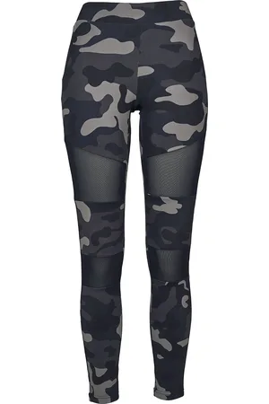 Urban classics Legginsy z Ladies Camo Tech Mesh Leggings