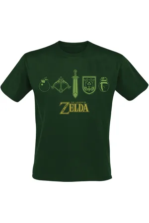 The Legend of Zelda T-Shirt Gaming z Quest Essentials
