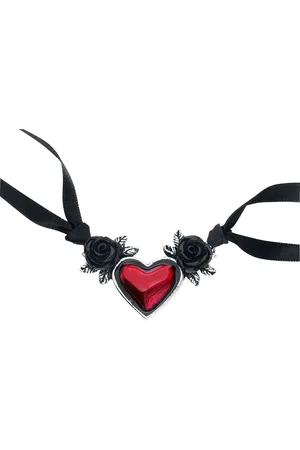 Alchemy Choker Goth z - Blood Heart Kobiety