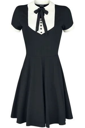 Jawbreaker Sukienka krótka Goth z In A Mood Tie Neck Dress