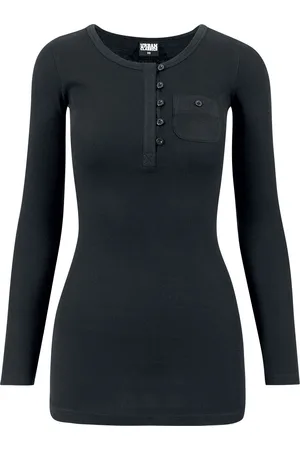 Urban classics Longsleeve z Ladies Long Rib Pocket Turnup Tee