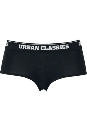 Urban classics Komplet majtek z Ladies Logo Panty Double-Pack