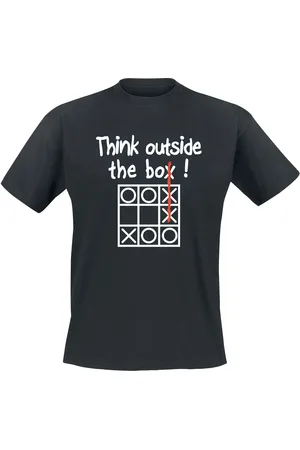 Sprüche T-Shirt Fun z Think Outside The Box