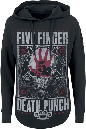 Five Finger Death Punch Bluza z kapturem z Star Skull