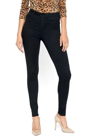 Noisy May Jeansy z Callie HW skinny black jeans