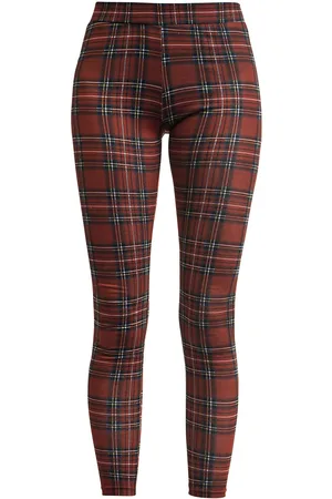 Forplay Legginsy z Plaid leggings