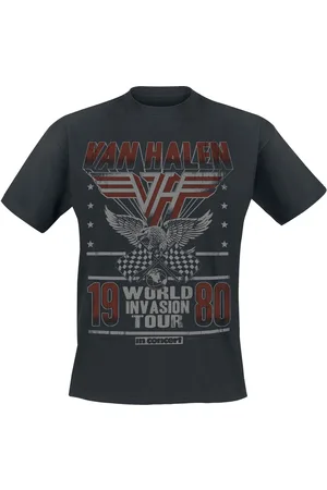 Van Halen T-Shirt z World Invasion Tour 1980