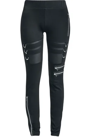 Chemical Black Legginsy Goth z Inka Leggings