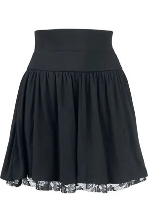 Rotterdamned Spódnica krótka z Floral Lace Skirt