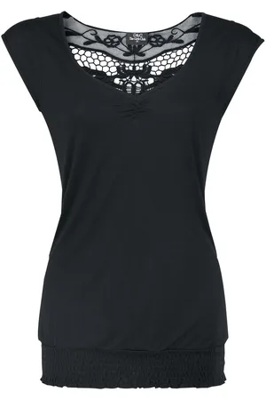 Gothicana T-Shirt z Back Lace