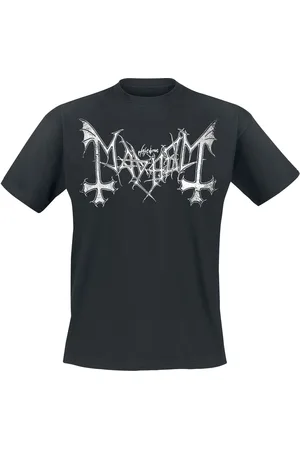Mayhem T-Shirt z Distressed Logo