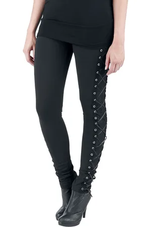 Vixxsin Legginsy Goth z Corset