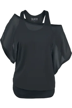 EMP T-Shirt z Black T-Shirt with Bat Sleeves