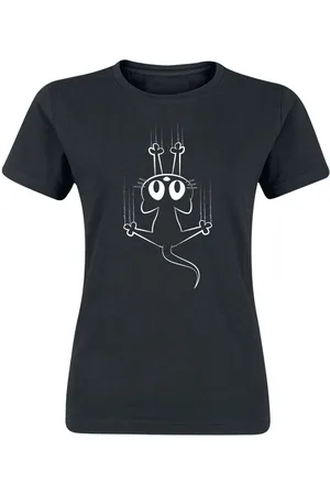 Tierisch T-Shirt Fun z Slipping Cat