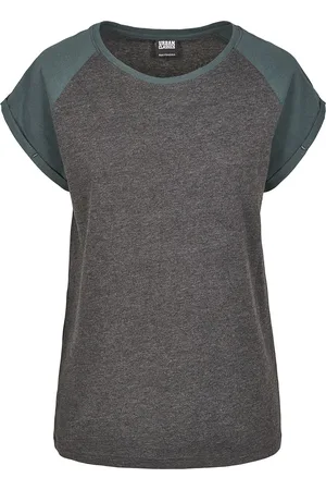 Urban classics T-Shirt z Ladies Contrast Raglan Tee