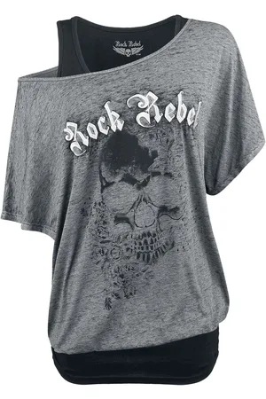 Rock Rebel T-Shirt z When The Heart Rules The Mind