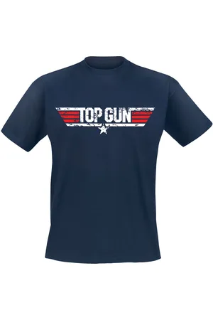Top Gun T-Shirt z Distressed Logo
