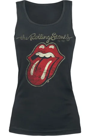 The Rolling Stones Top z Plastered Tongue