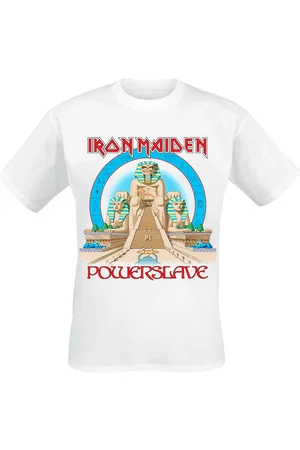 Iron Maiden T-Shirt z Powerslave World Slavery Tour 1984-1985