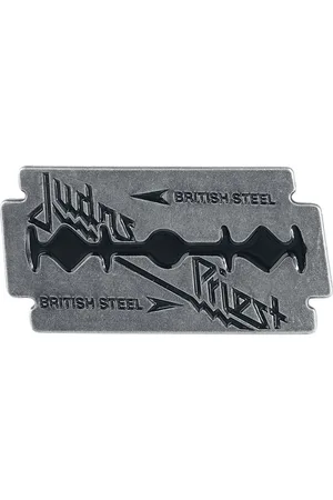 Judas Priest Przypinka z - British Steel Unisex