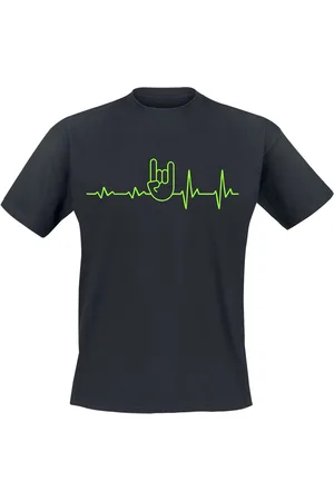 Sprüche T-Shirt Fun z ECG heavy metal