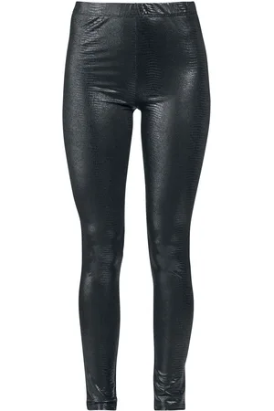 Rock Rebel Legginsy z Leather-look crocodile leggings