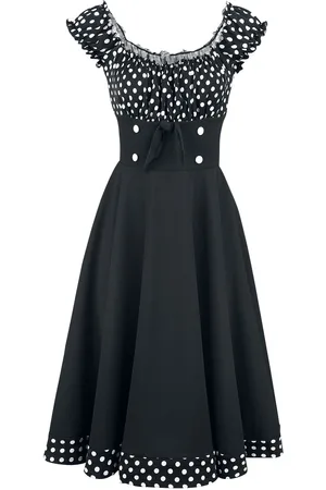 Belsira Sukienka Medium Rockabilly z Schulterfreies Swing-Kleid