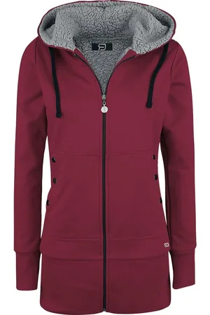 RED by EMP Bluza z kapturem rozpinana z Warped