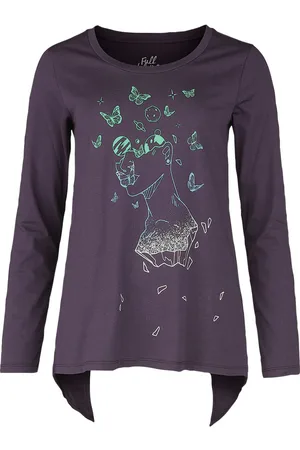 Full Volume Longsleeve z Long-sleeved shirt with galaxy butterfly print